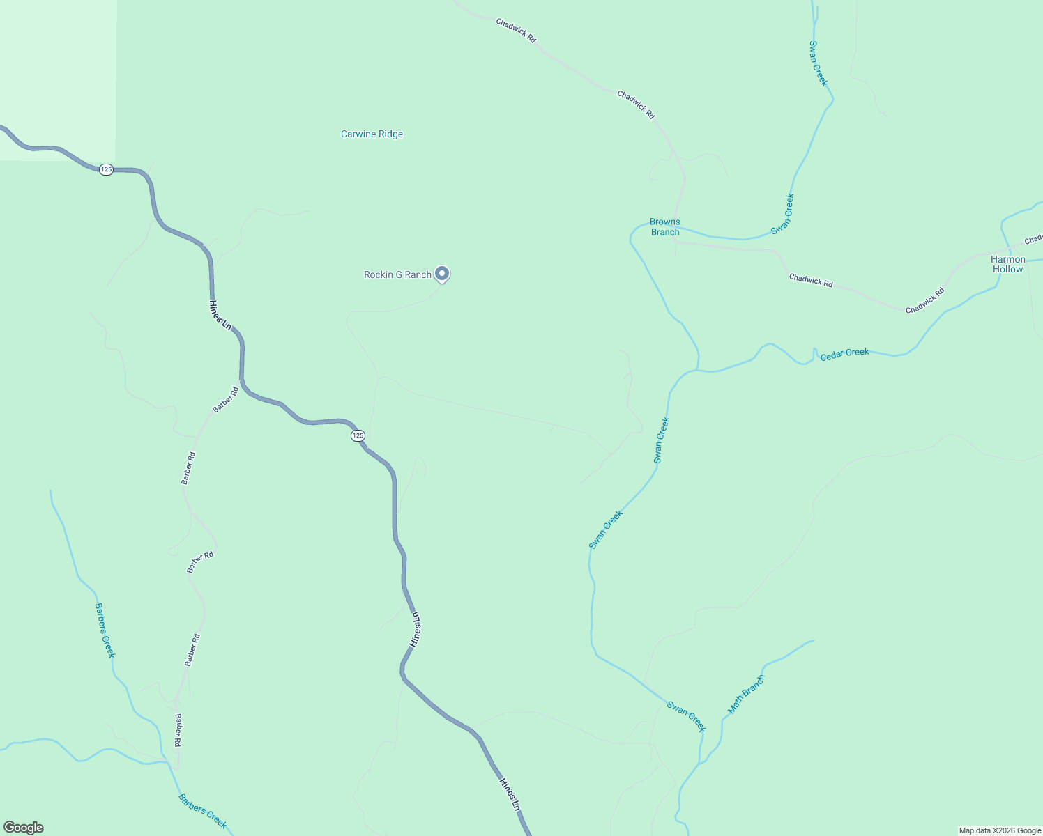 map of restaurants, bars, coffee shops, grocery stores, and more near 707 Guerin Lane in Chadwick
