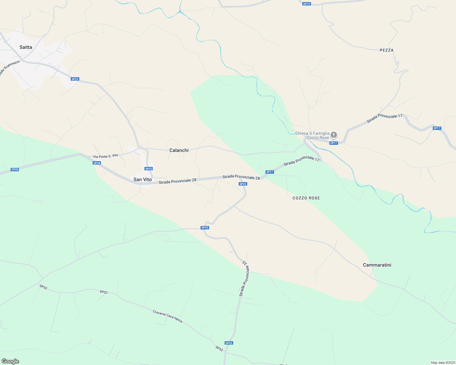 map of restaurants, bars, coffee shops, grocery stores, and more near 1 Via Vasila in Libero consorzio comunale di Ragusa