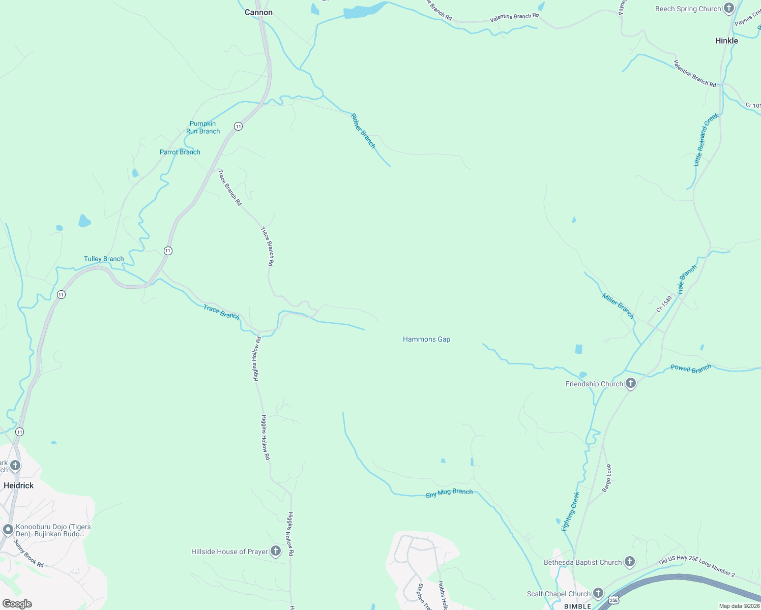 map of restaurants, bars, coffee shops, grocery stores, and more near 593 Fisher Cemetery Road in Barbourville