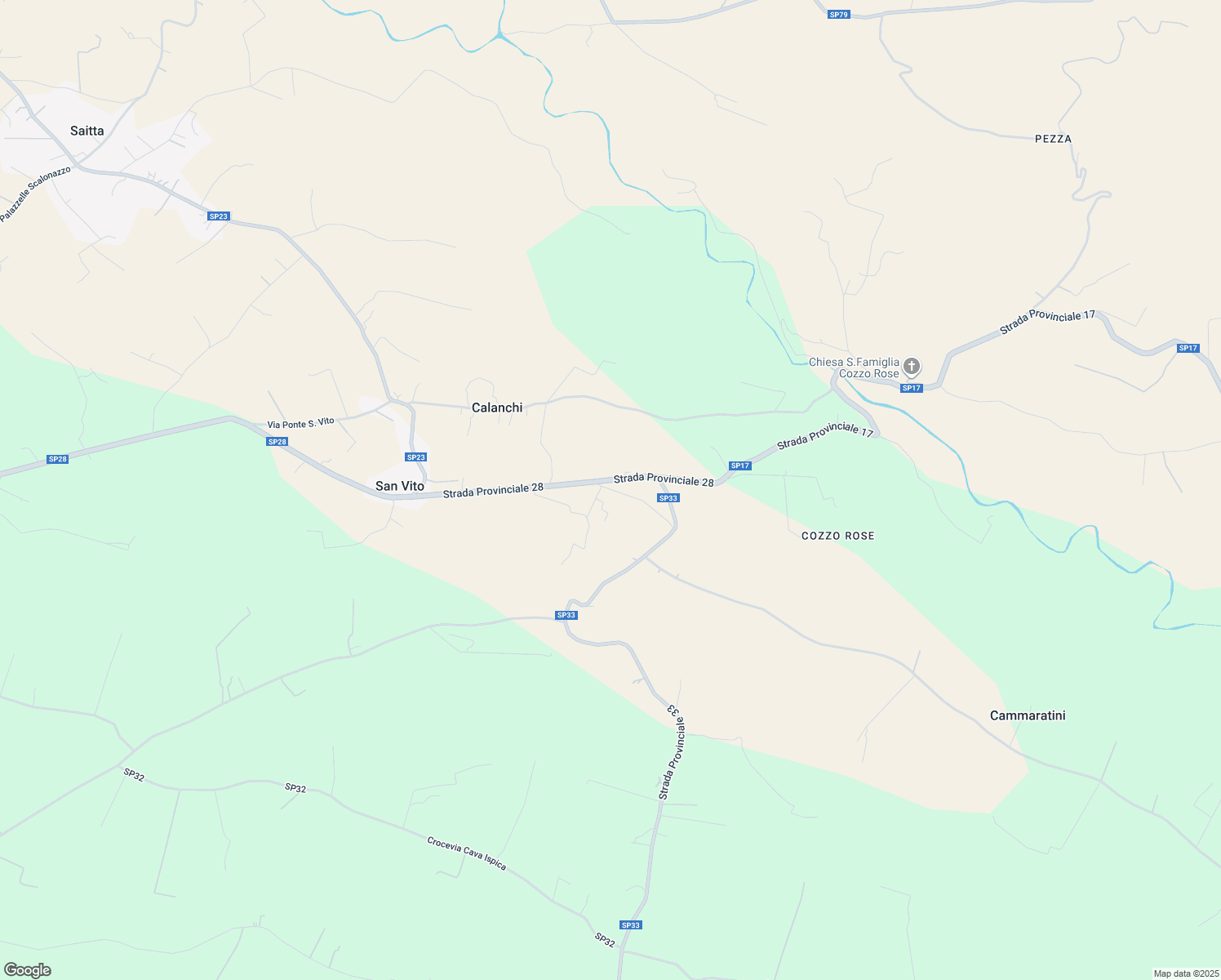 map of restaurants, bars, coffee shops, grocery stores, and more near 1 Via Vasila in Libero consorzio comunale di Ragusa