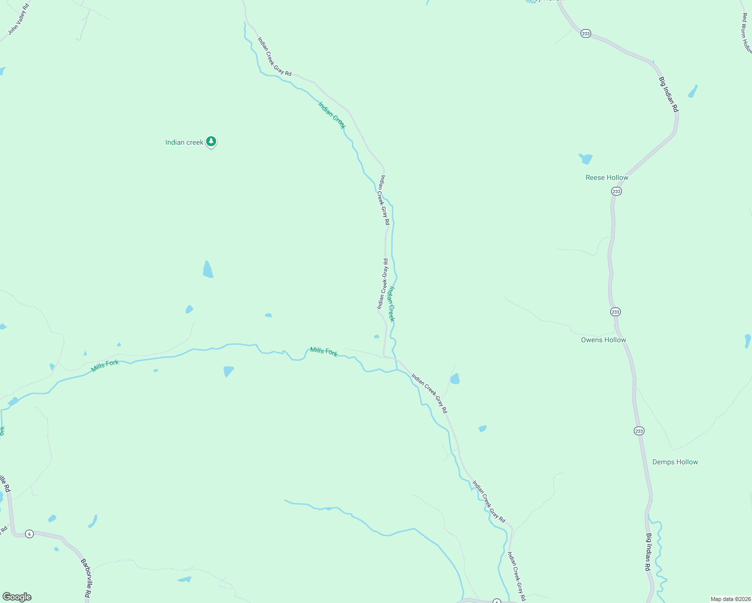 map of restaurants, bars, coffee shops, grocery stores, and more near 1747 Indian Creek-Gray Road in Corbin