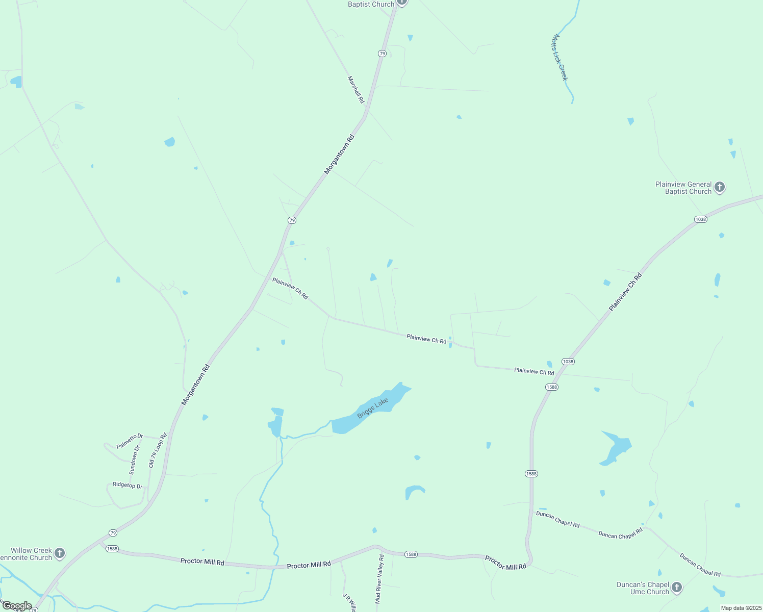 map of restaurants, bars, coffee shops, grocery stores, and more near Candy Lane in Russellville
