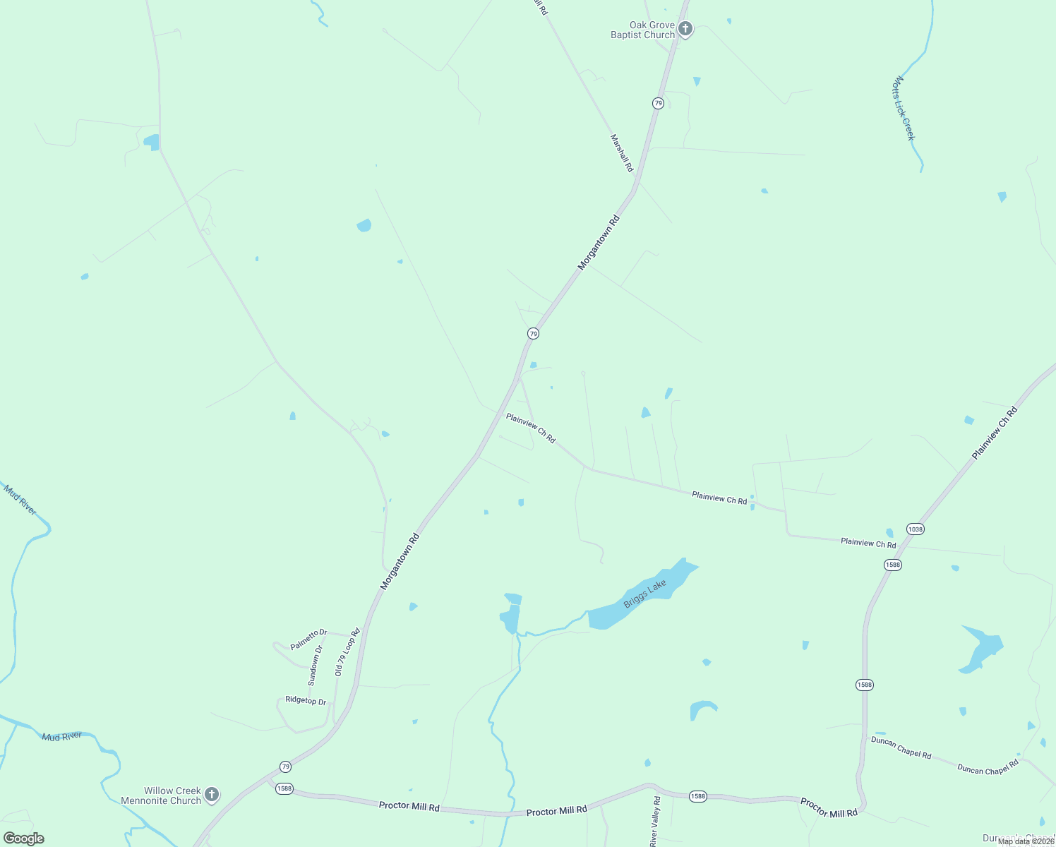 map of restaurants, bars, coffee shops, grocery stores, and more near 77 Collins Road in Russellville