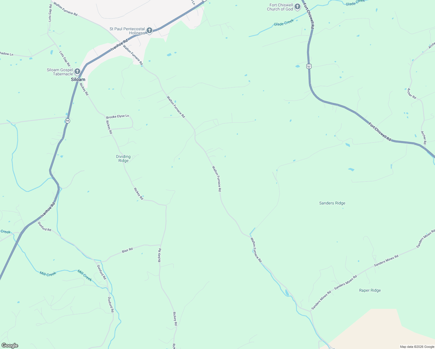 map of restaurants, bars, coffee shops, grocery stores, and more near 1132 Walton Furnace Road in Max Meadows