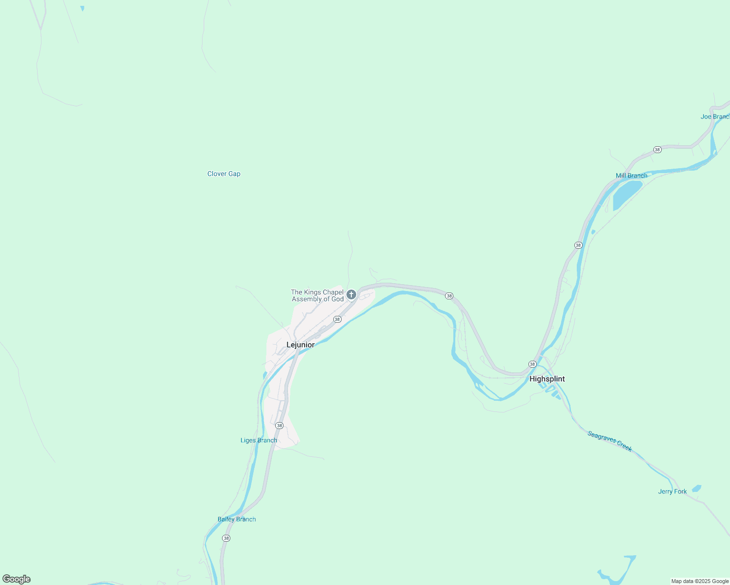 map of restaurants, bars, coffee shops, grocery stores, and more near 49 Cr-1122S in Lejunior