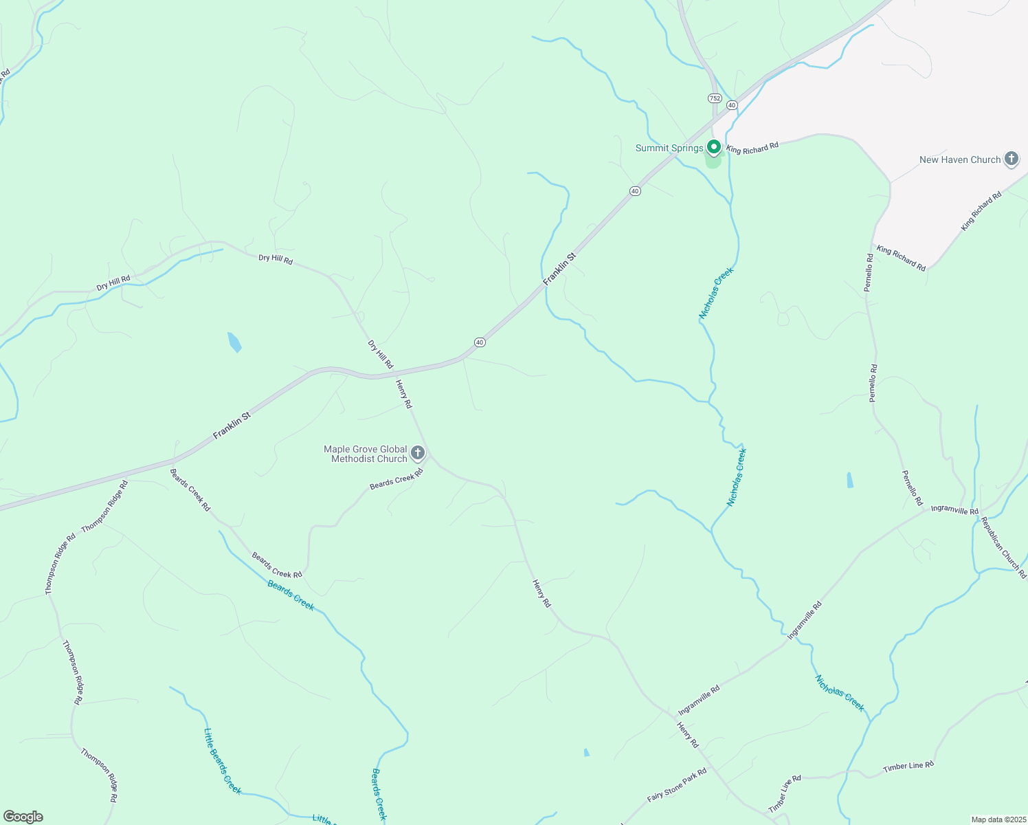 map of restaurants, bars, coffee shops, grocery stores, and more near in Ferrum