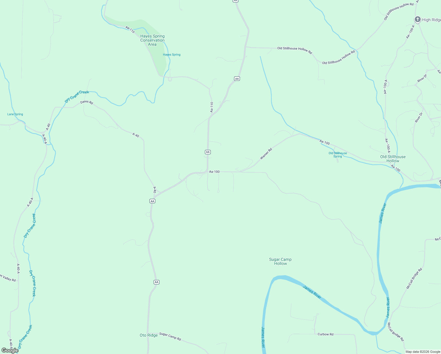 map of restaurants, bars, coffee shops, grocery stores, and more near 132 Warner Road in Crane