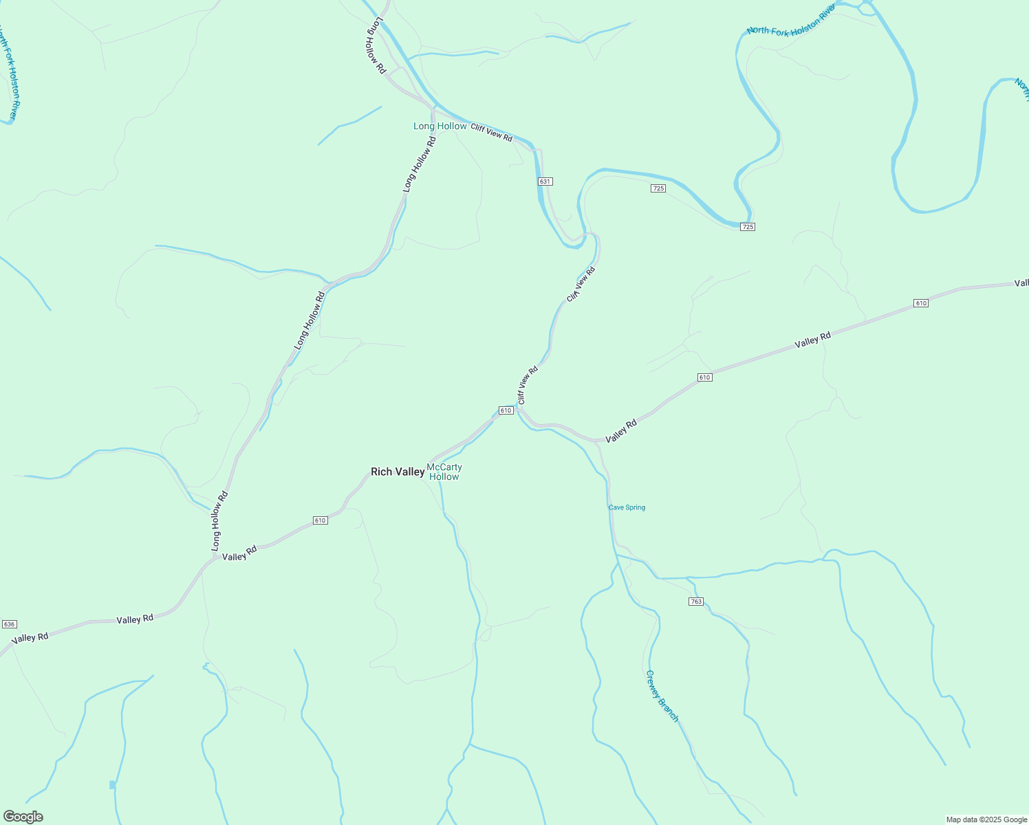 map of restaurants, bars, coffee shops, grocery stores, and more near 4008 Valley Road in Saltville