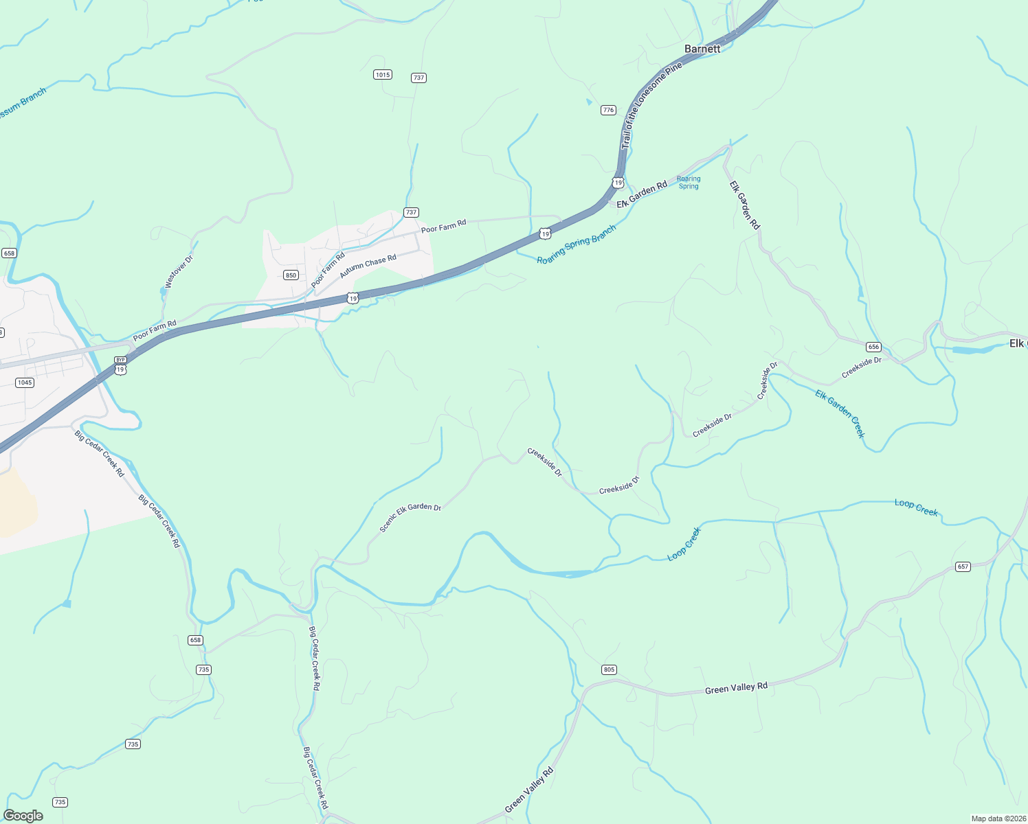 map of restaurants, bars, coffee shops, grocery stores, and more near Windy Hill Lane in Russell County