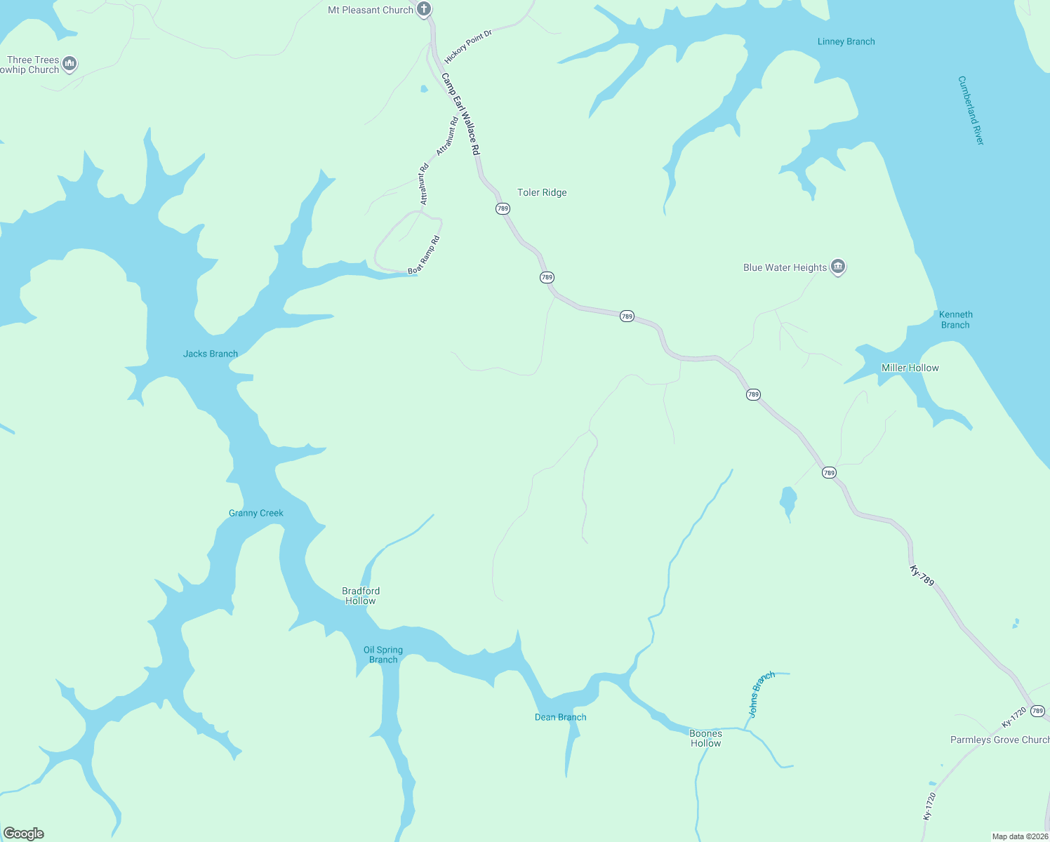 map of restaurants, bars, coffee shops, grocery stores, and more near 295 Toothache Ridge Road in Monticello