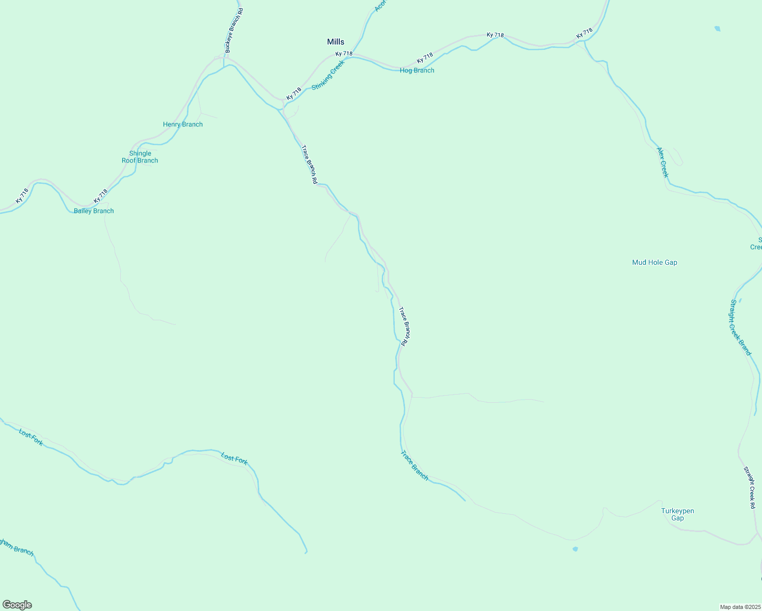 map of restaurants, bars, coffee shops, grocery stores, and more near 1480 Trace Branch Road in Flat Lick