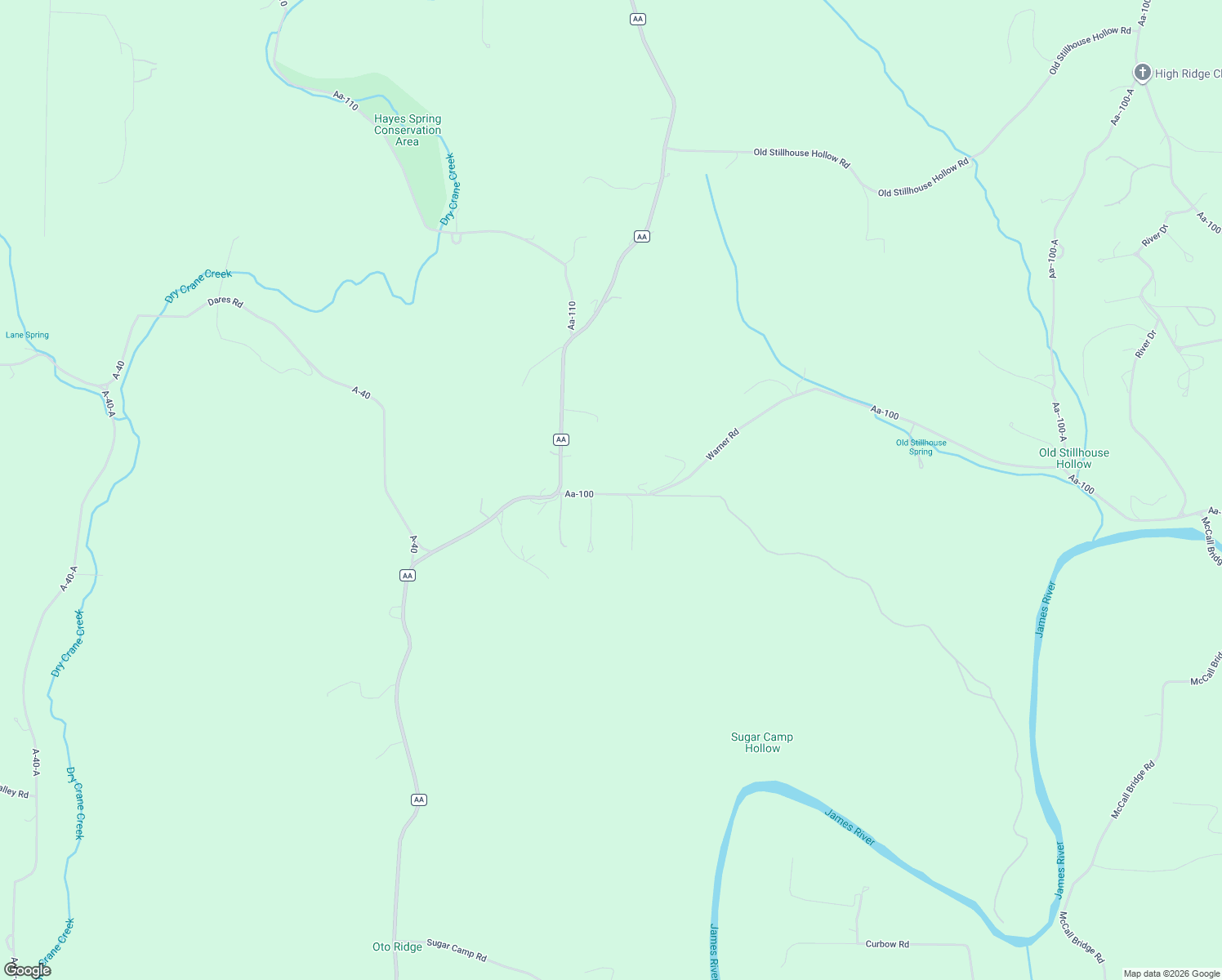 map of restaurants, bars, coffee shops, grocery stores, and more near 132 Warner Road in Crane