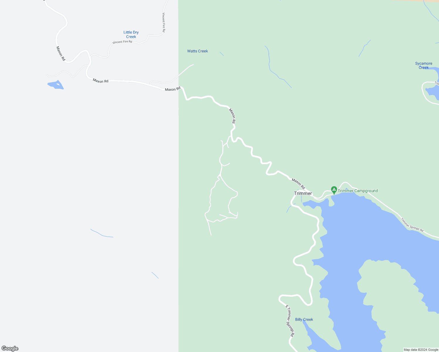 map of restaurants, bars, coffee shops, grocery stores, and more near Unnamed Rd in Sanger