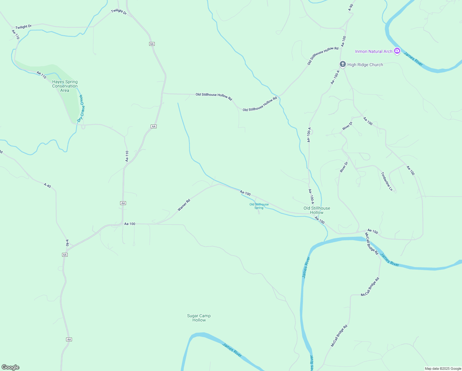 map of restaurants, bars, coffee shops, grocery stores, and more near 935 Aa-100 in Crane