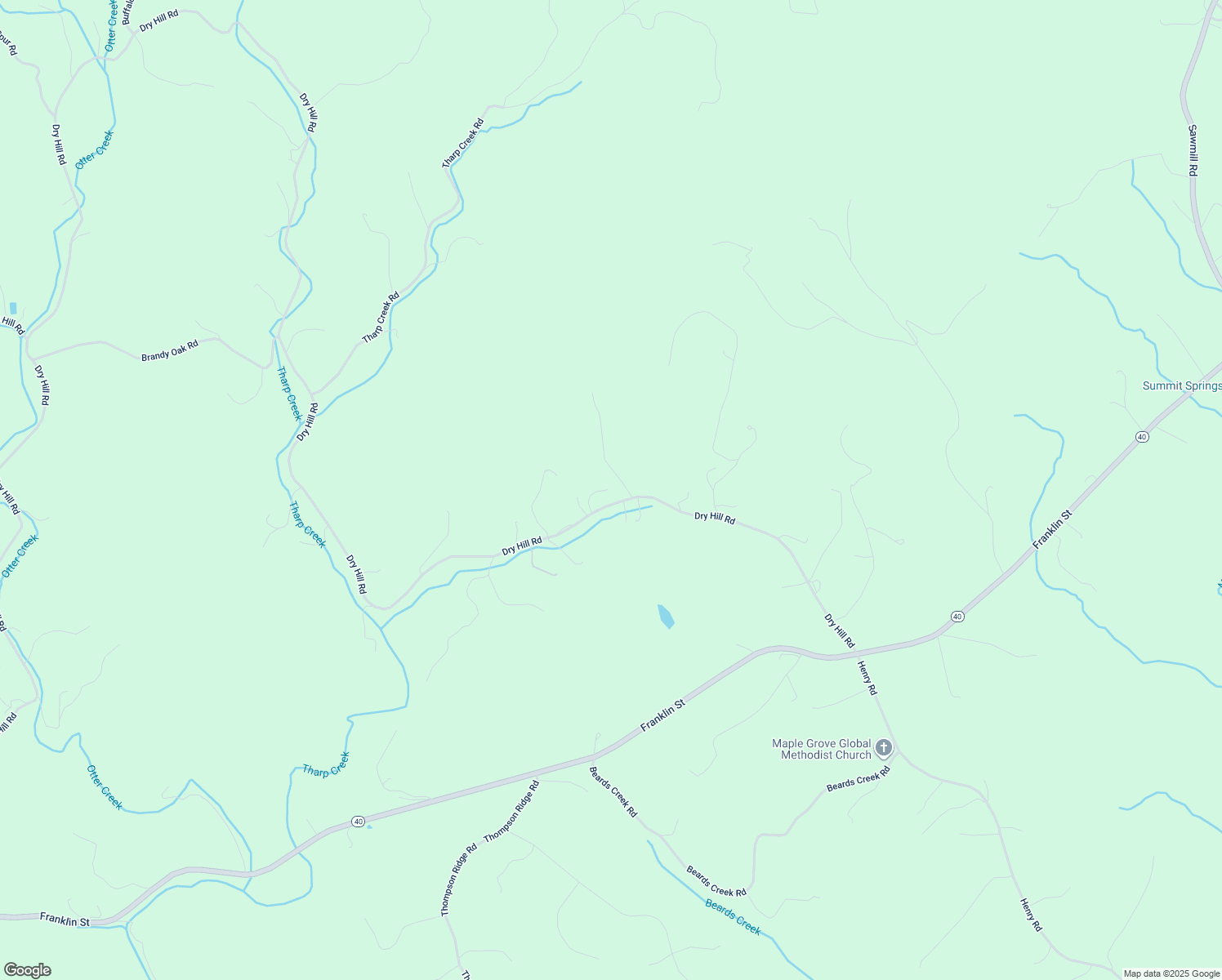 map of restaurants, bars, coffee shops, grocery stores, and more near 6463 Dry Hill Road in Ferrum