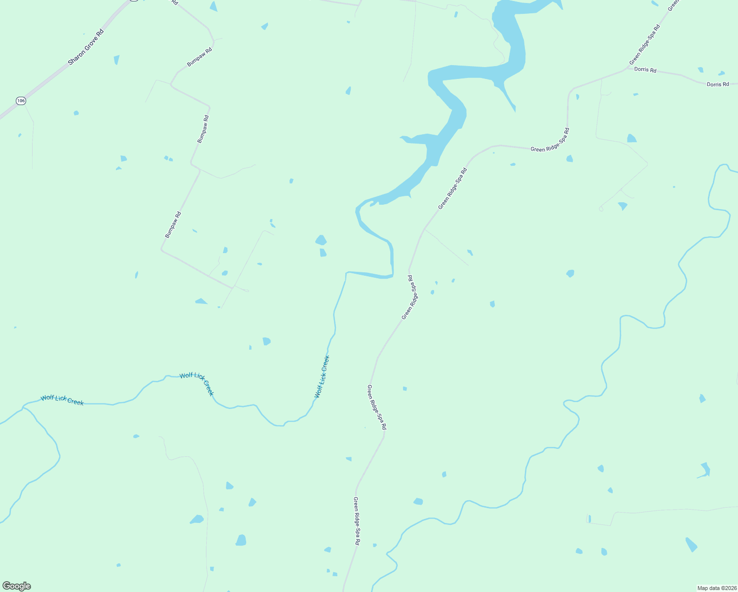 map of restaurants, bars, coffee shops, grocery stores, and more near 2901 Green Ridge-Spa Road in Lewisburg