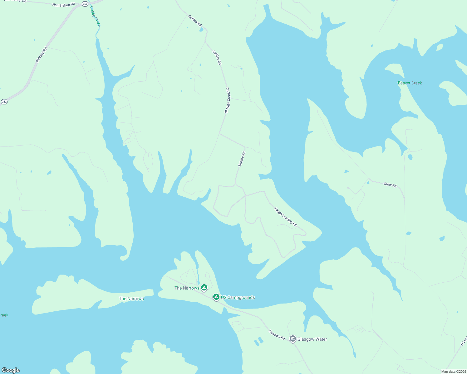 map of restaurants, bars, coffee shops, grocery stores, and more near 2011 Settles Road in Glasgow