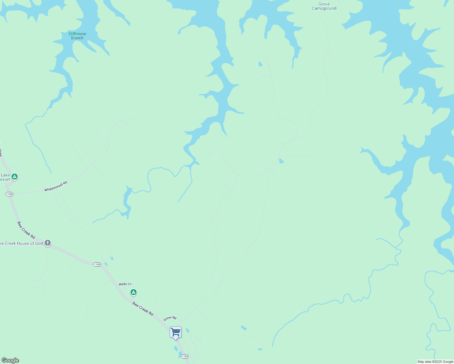 map of restaurants, bars, coffee shops, grocery stores, and more near 200 Laurel River Road in Corbin