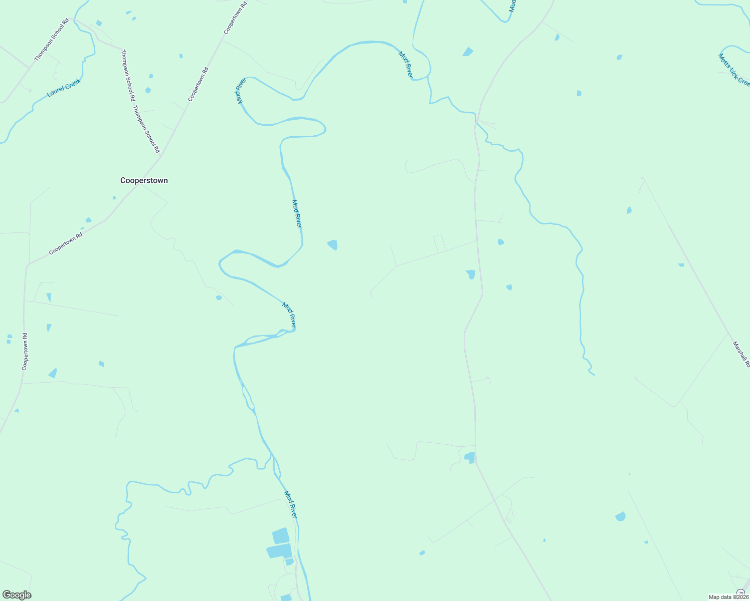map of restaurants, bars, coffee shops, grocery stores, and more near 601 H C Johnson Road in Russellville