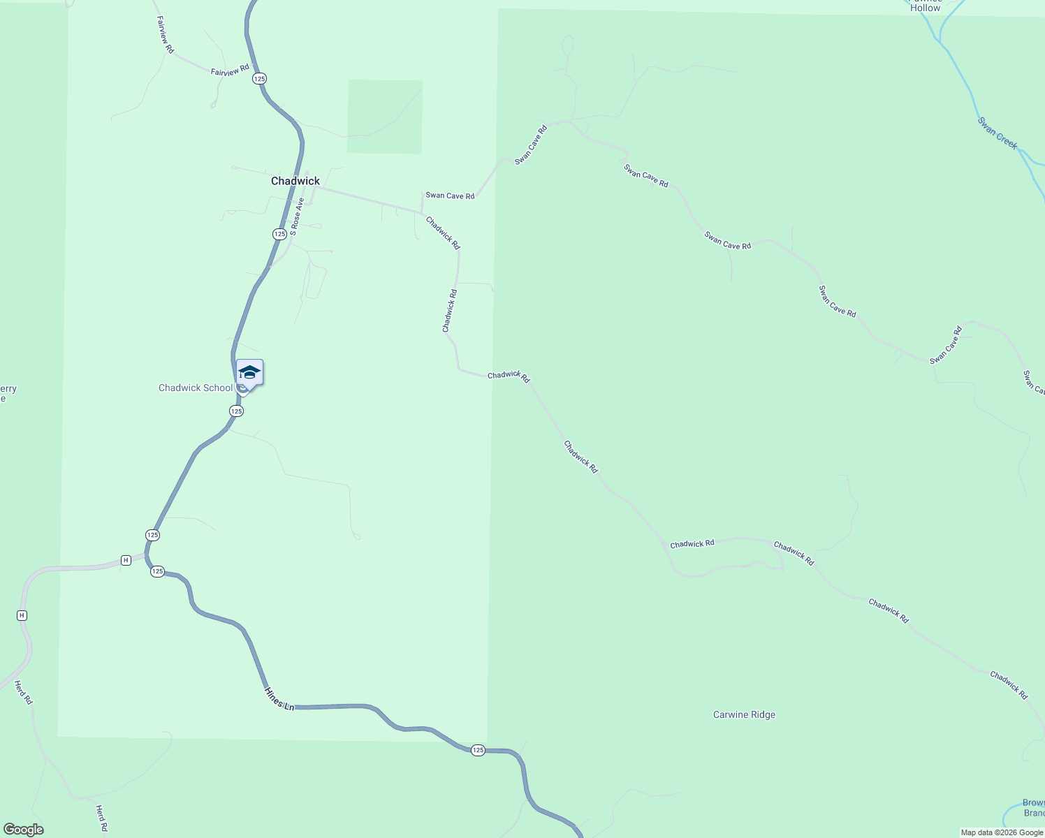 map of restaurants, bars, coffee shops, grocery stores, and more near 426-472 Chadwick Road in Chadwick