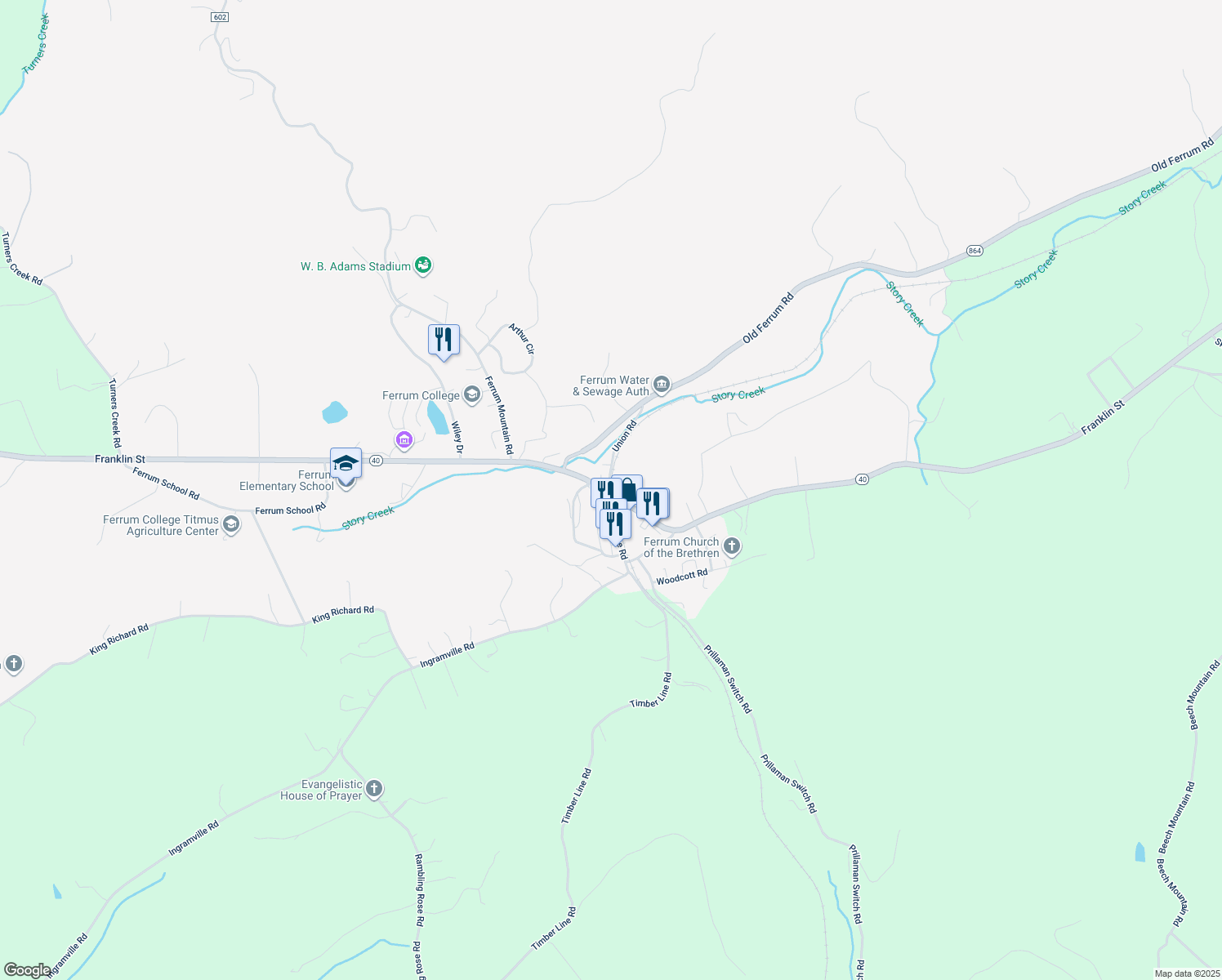 Ferrum VA Walk Score