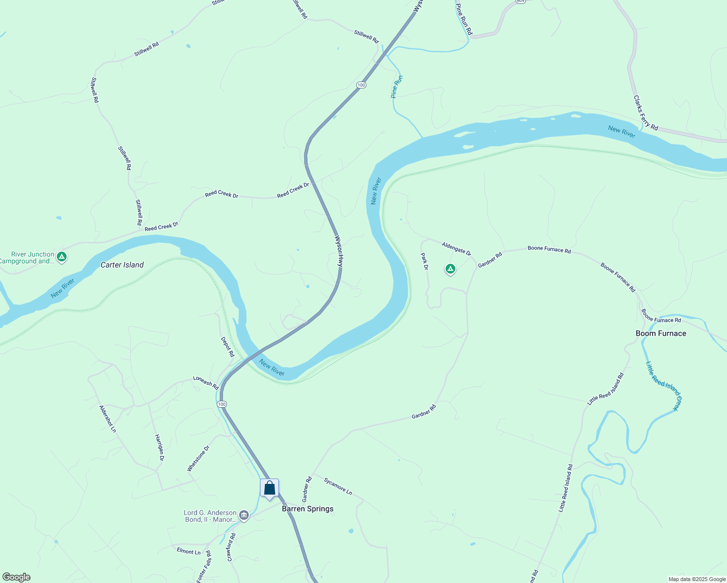 map of restaurants, bars, coffee shops, grocery stores, and more near 2802 Wysor Highway in Draper
