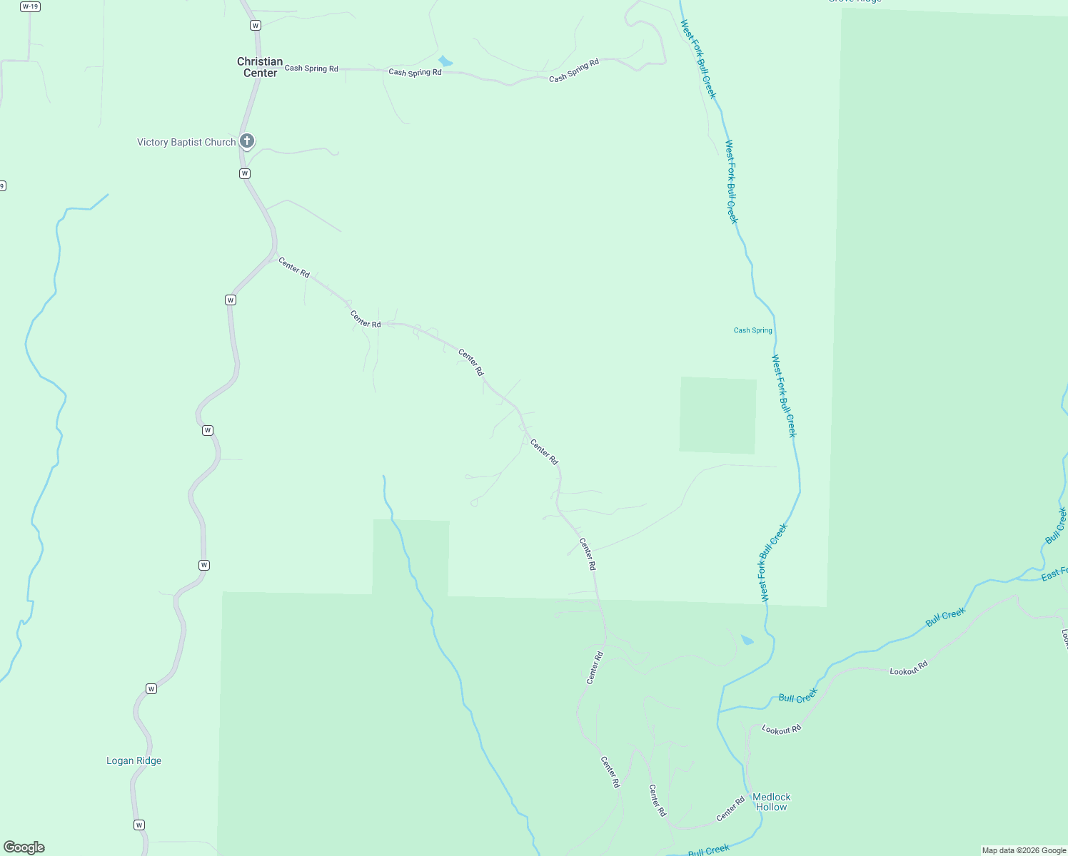 map of restaurants, bars, coffee shops, grocery stores, and more near 1234 Center Road in Ozark