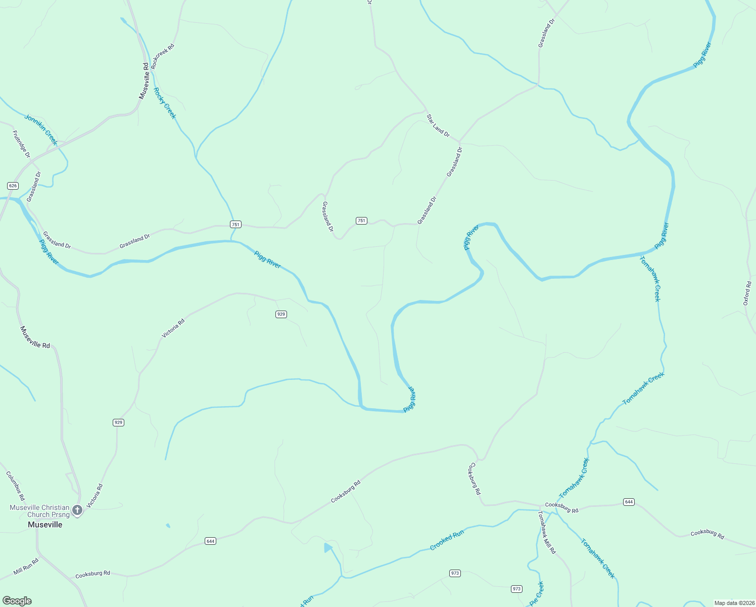 map of restaurants, bars, coffee shops, grocery stores, and more near River Ridge Drive in Pittsylvania County