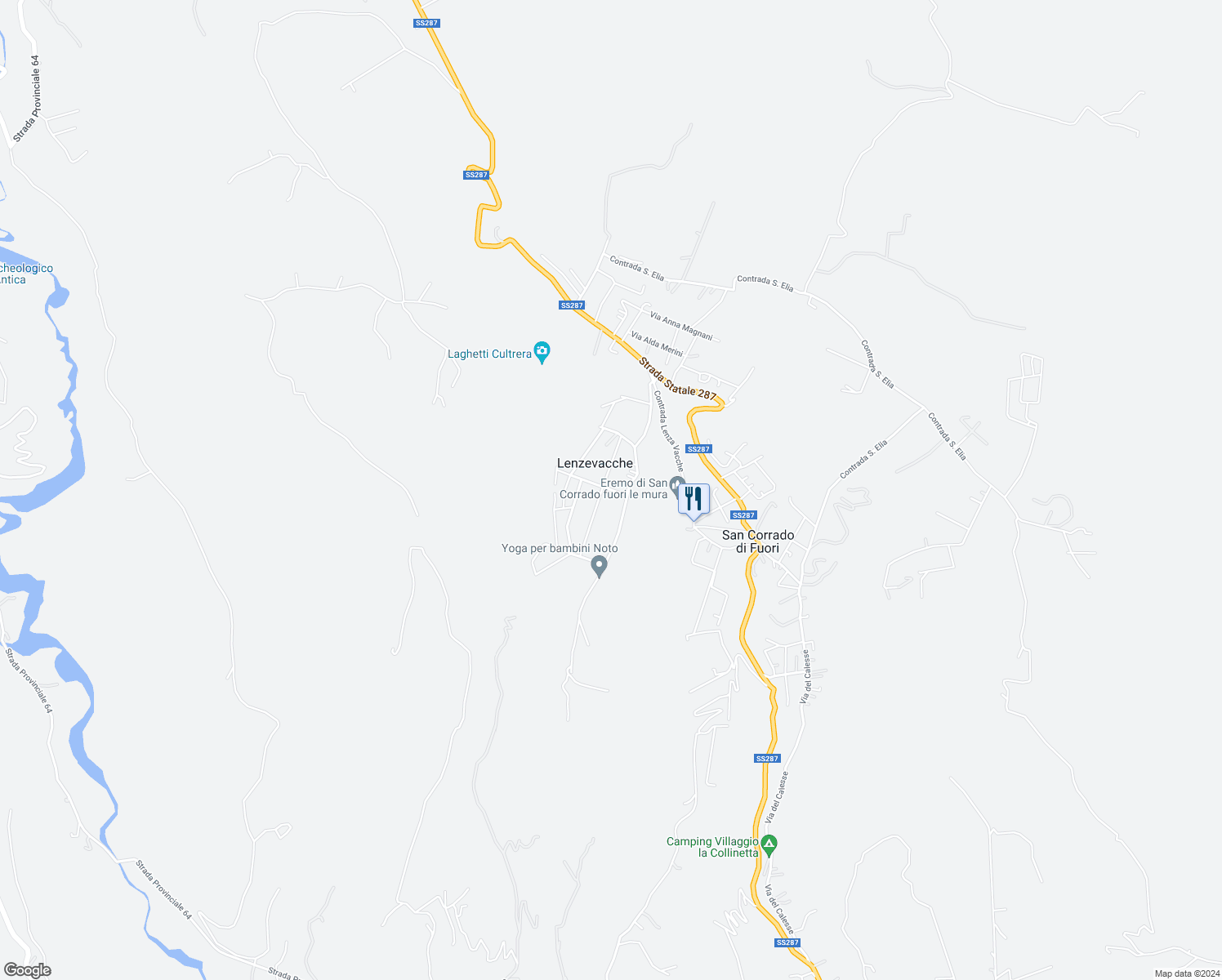 map of restaurants, bars, coffee shops, grocery stores, and more near in Noto