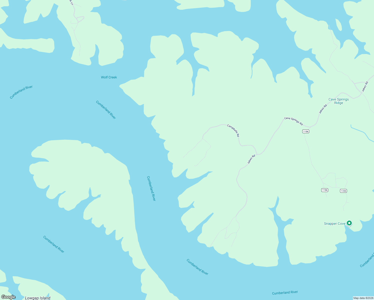map of restaurants, bars, coffee shops, grocery stores, and more near Timber Ridge Road in Russell Springs