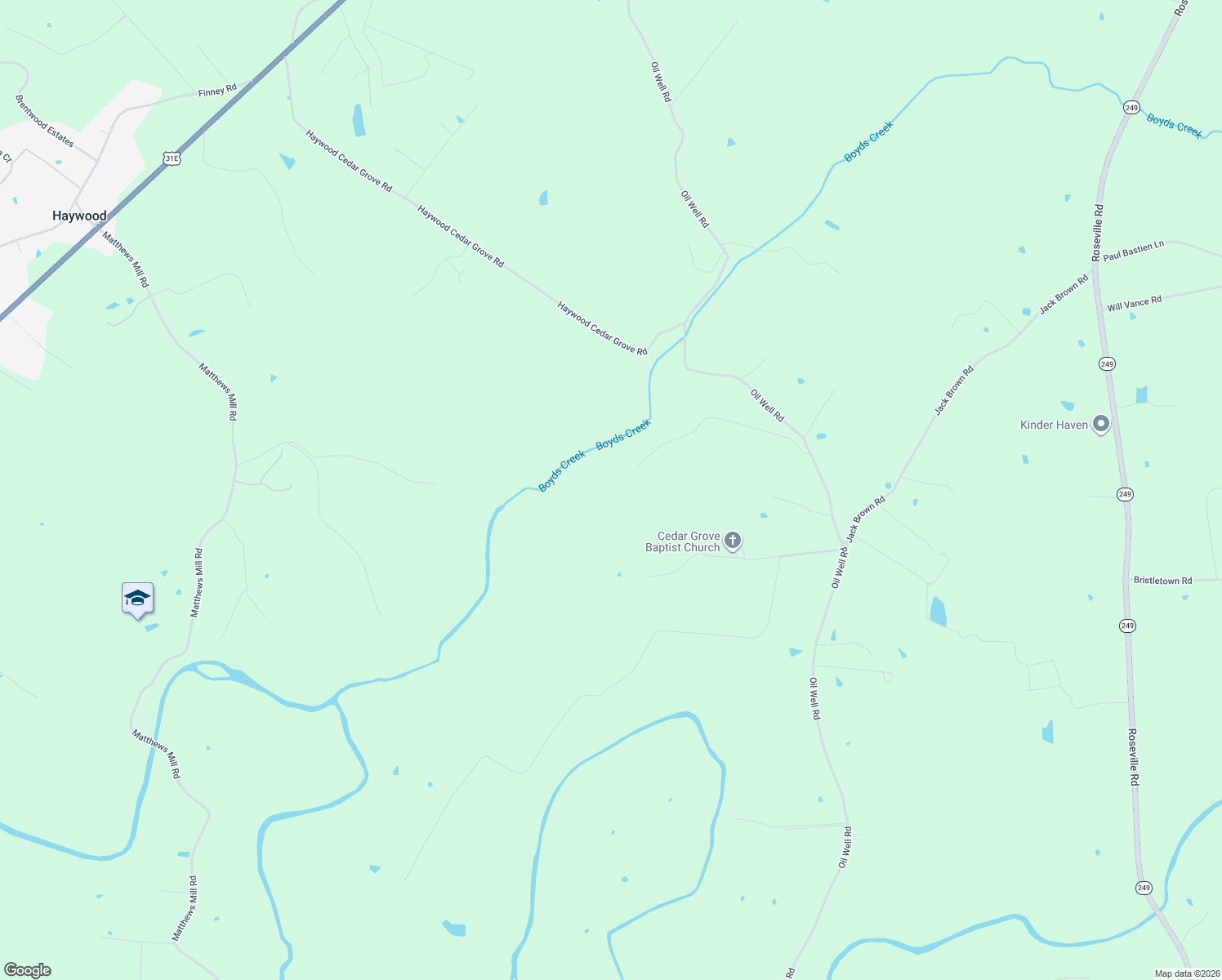 map of restaurants, bars, coffee shops, grocery stores, and more near 399 Cedar Grove Church Road in Glasgow