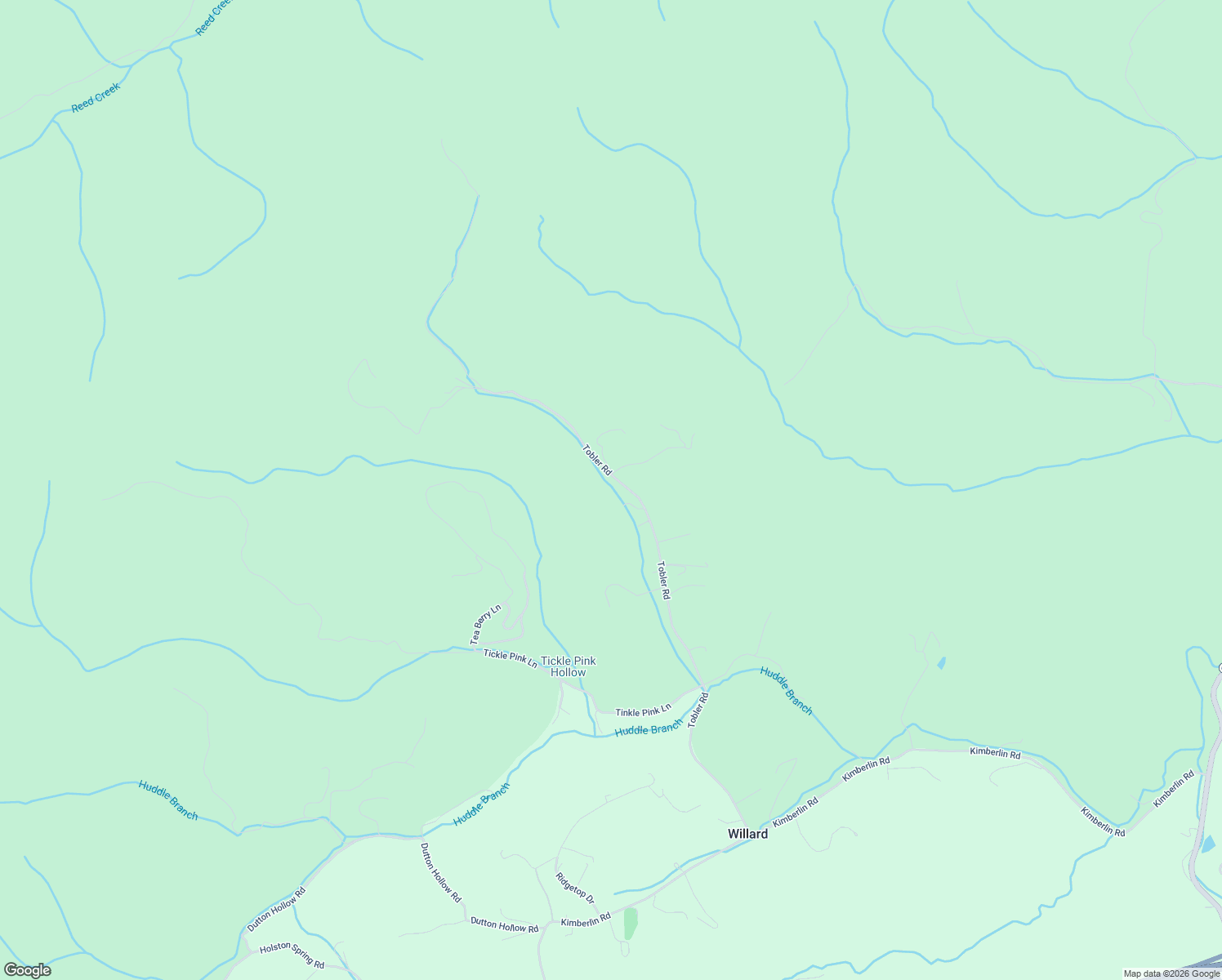 map of restaurants, bars, coffee shops, grocery stores, and more near Tobler Road in Rural Retreat