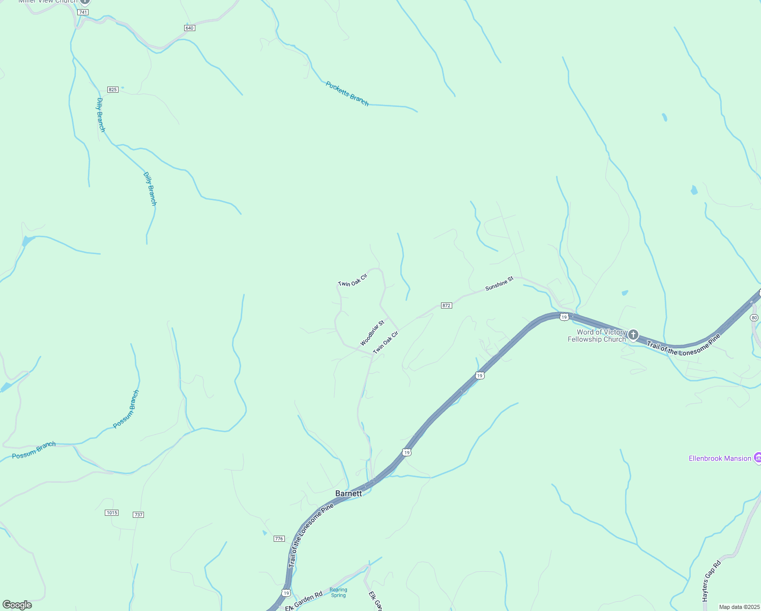 map of restaurants, bars, coffee shops, grocery stores, and more near County Road 891 in Russell County
