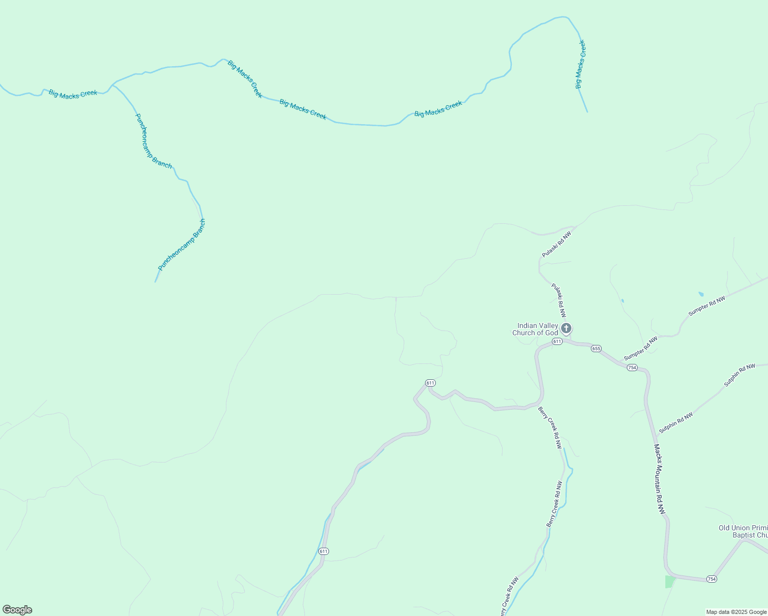 map of restaurants, bars, coffee shops, grocery stores, and more near in Indian Valley