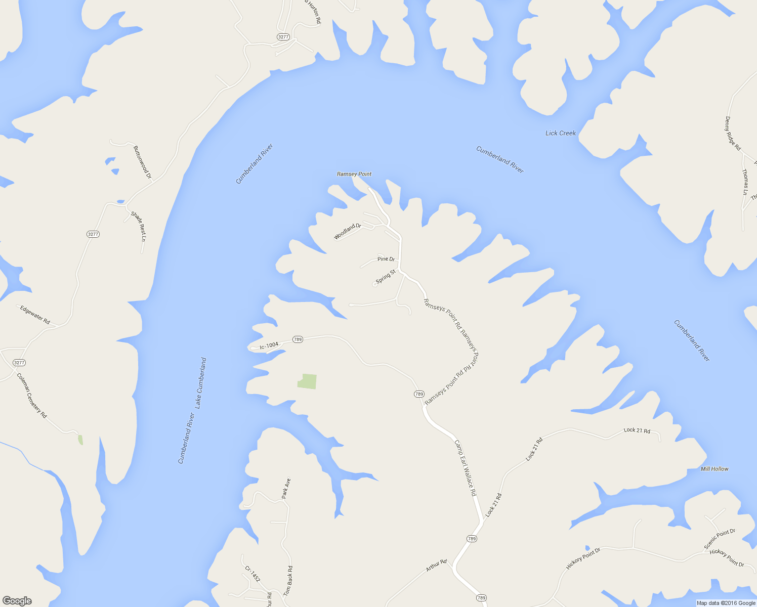 map of restaurants, bars, coffee shops, grocery stores, and more near Hunters Paradise Road in Monticello