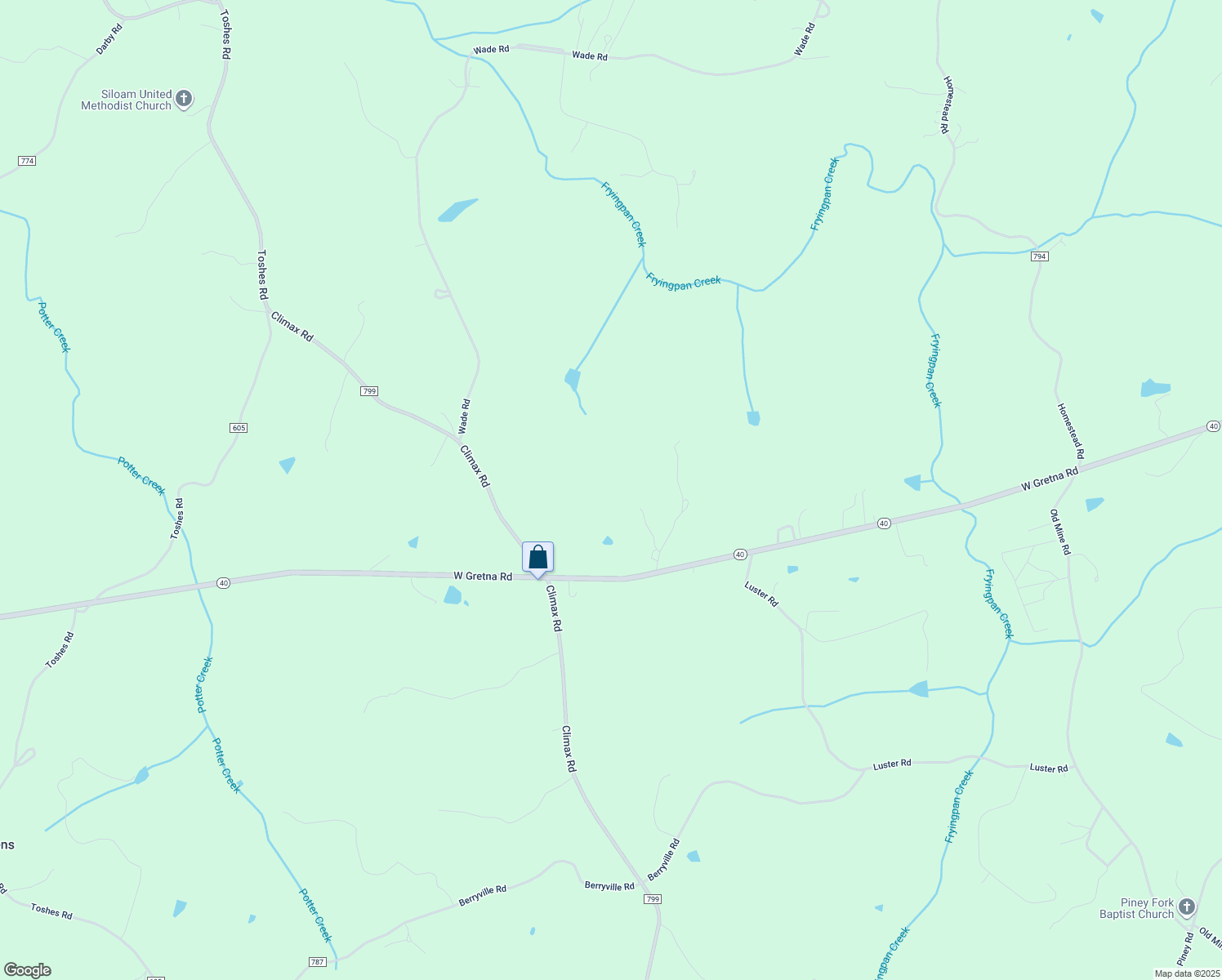 map of restaurants, bars, coffee shops, grocery stores, and more near 6098 West Gretna Road in Gretna