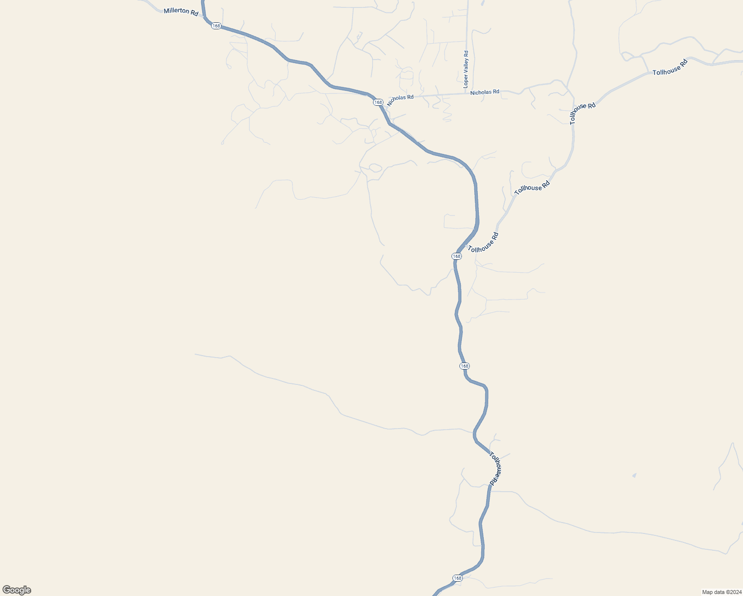 map of restaurants, bars, coffee shops, grocery stores, and more near 18486 Tollhouse Road in Clovis