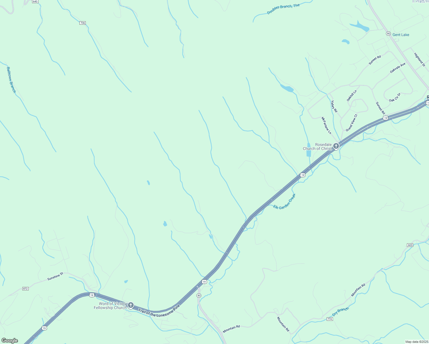 map of restaurants, bars, coffee shops, grocery stores, and more near in Rosedale
