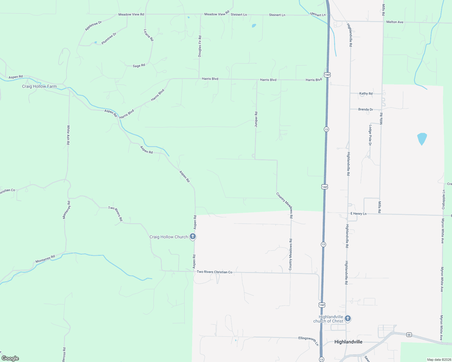 map of restaurants, bars, coffee shops, grocery stores, and more near 1463 Country Meadows Road in Ozark
