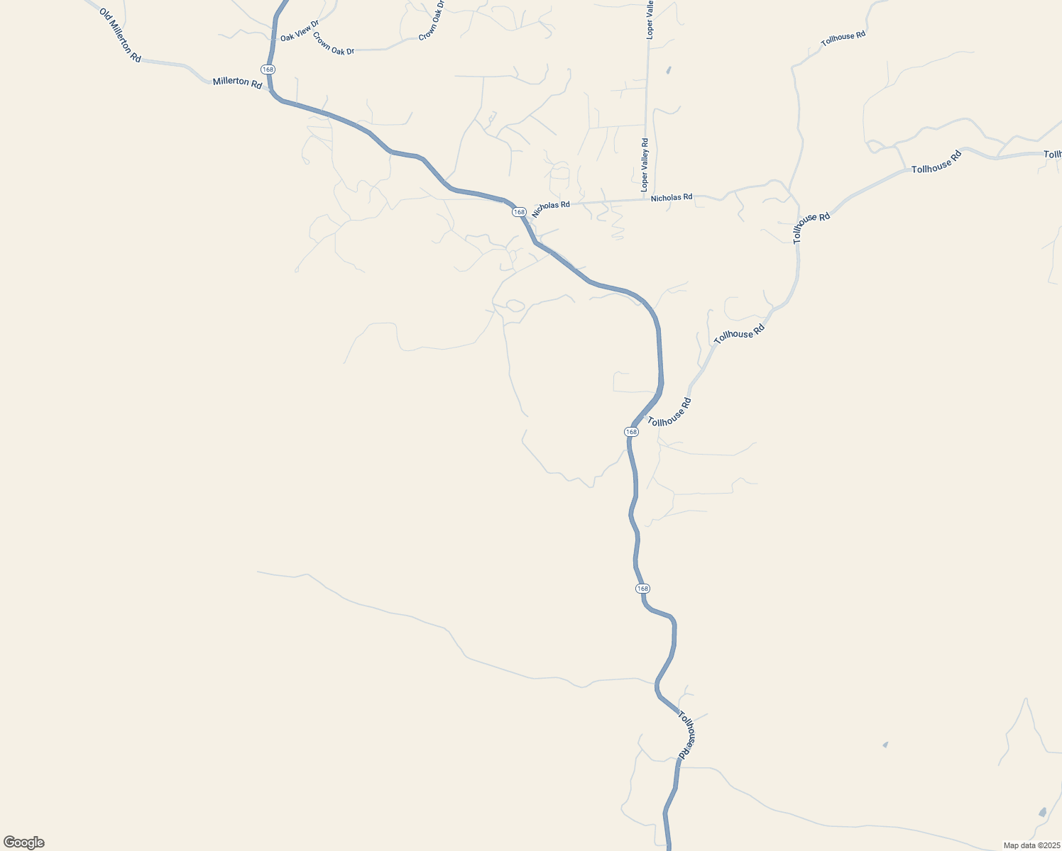 map of restaurants, bars, coffee shops, grocery stores, and more near 18486 Tollhouse Road in Clovis