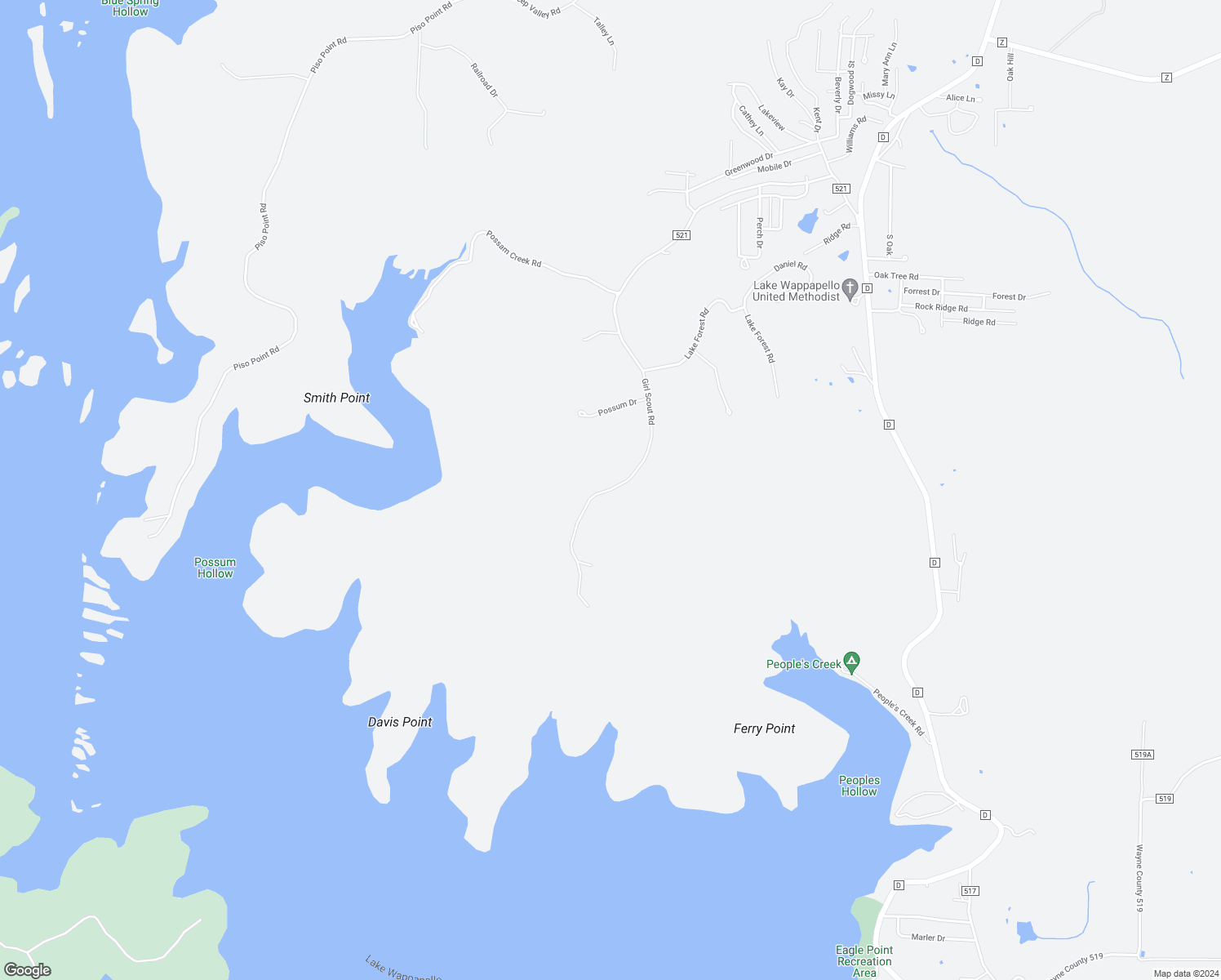 Girl Scout Road, Wappapello MO Walk Score