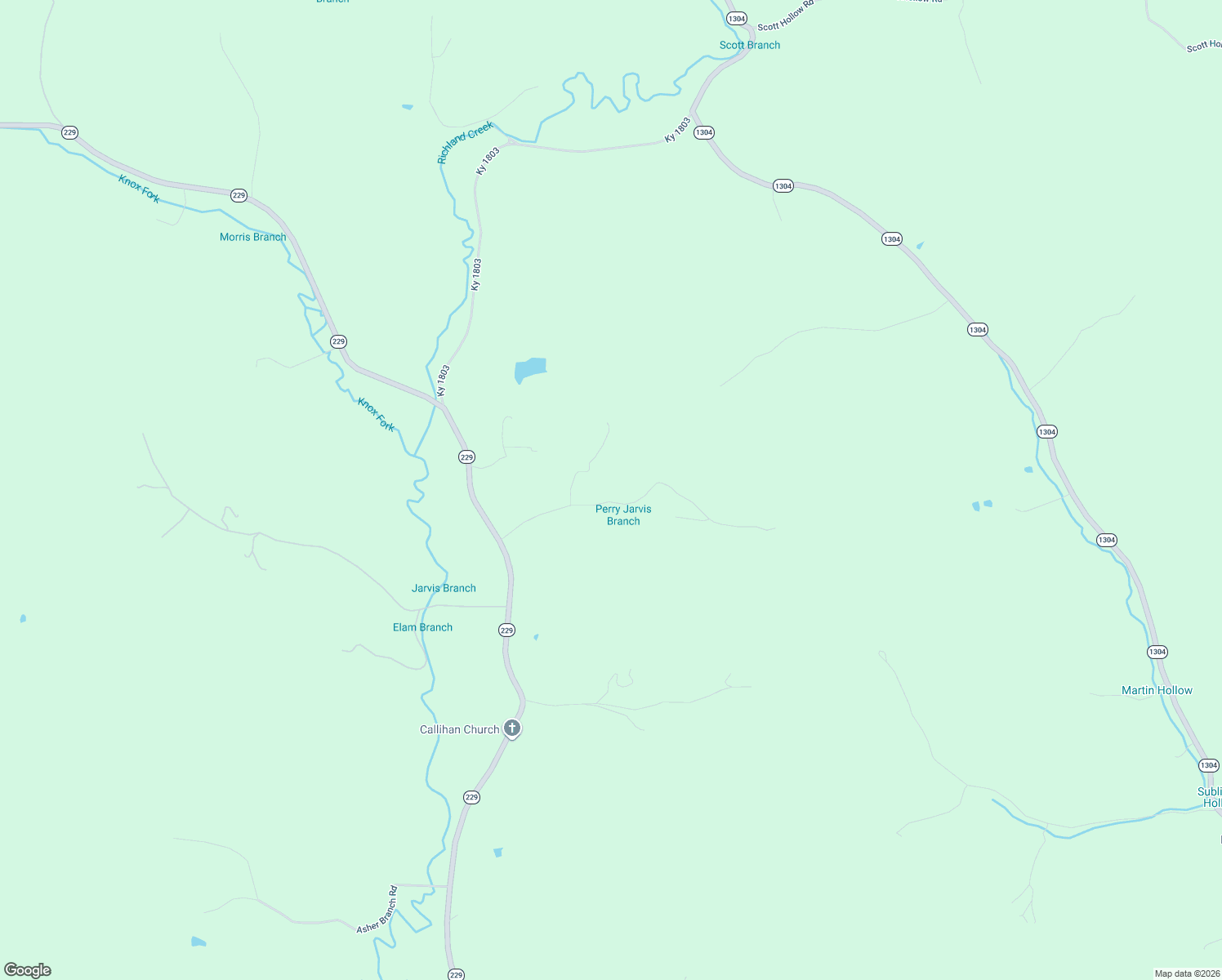 map of restaurants, bars, coffee shops, grocery stores, and more near 425 Jarvis Branch Road in Barbourville