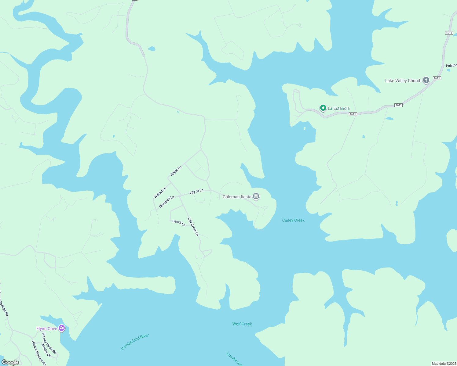 map of restaurants, bars, coffee shops, grocery stores, and more near Pleasant Hill Lane in Russell County