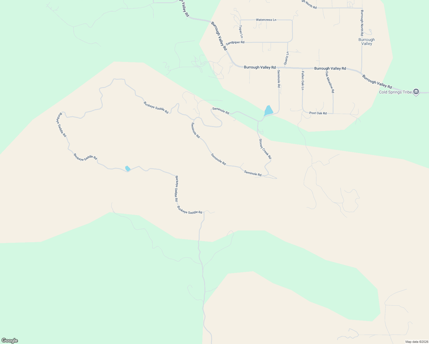 map of restaurants, bars, coffee shops, grocery stores, and more near 30594 Seminole Road in Tollhouse