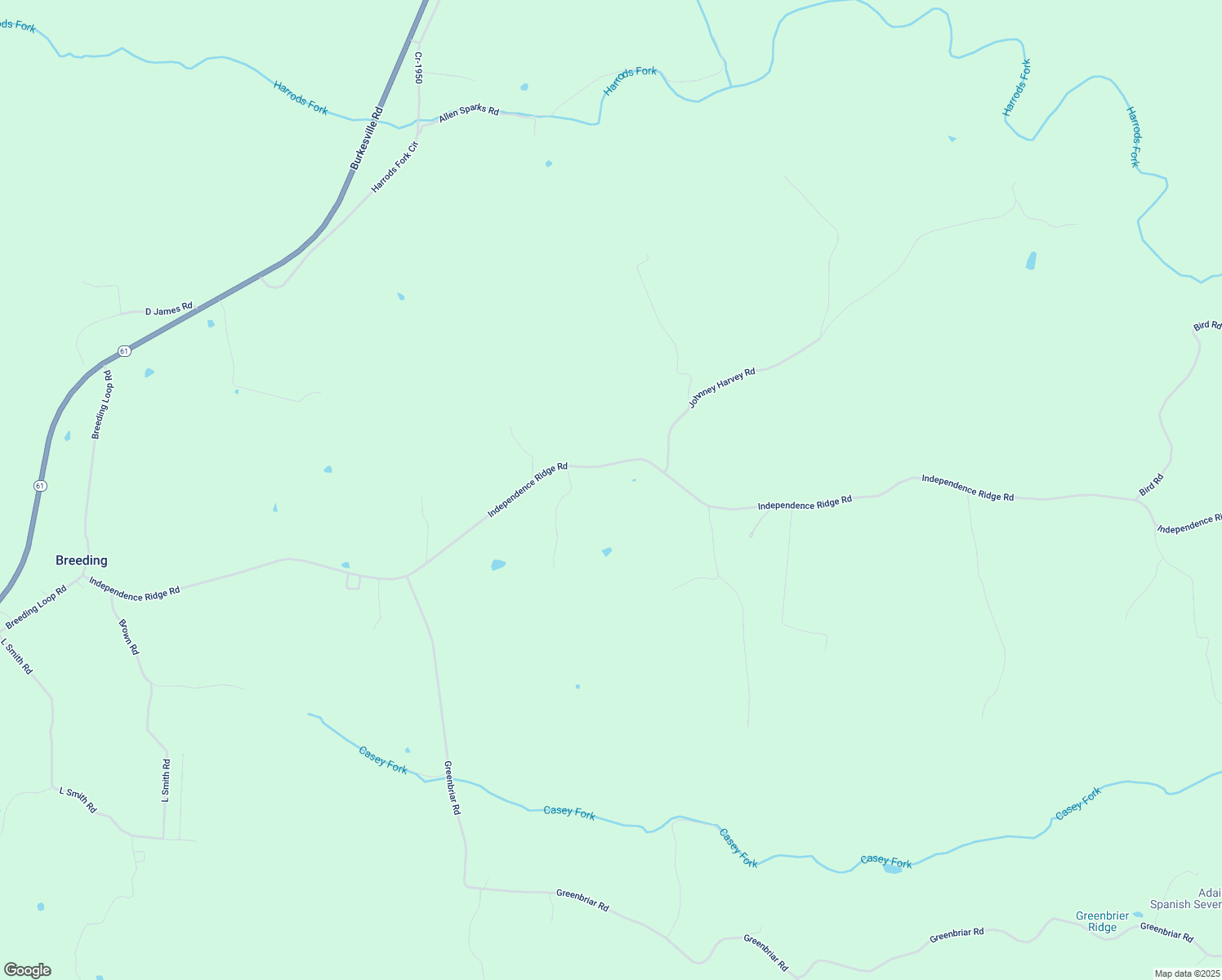 map of restaurants, bars, coffee shops, grocery stores, and more near in Breeding