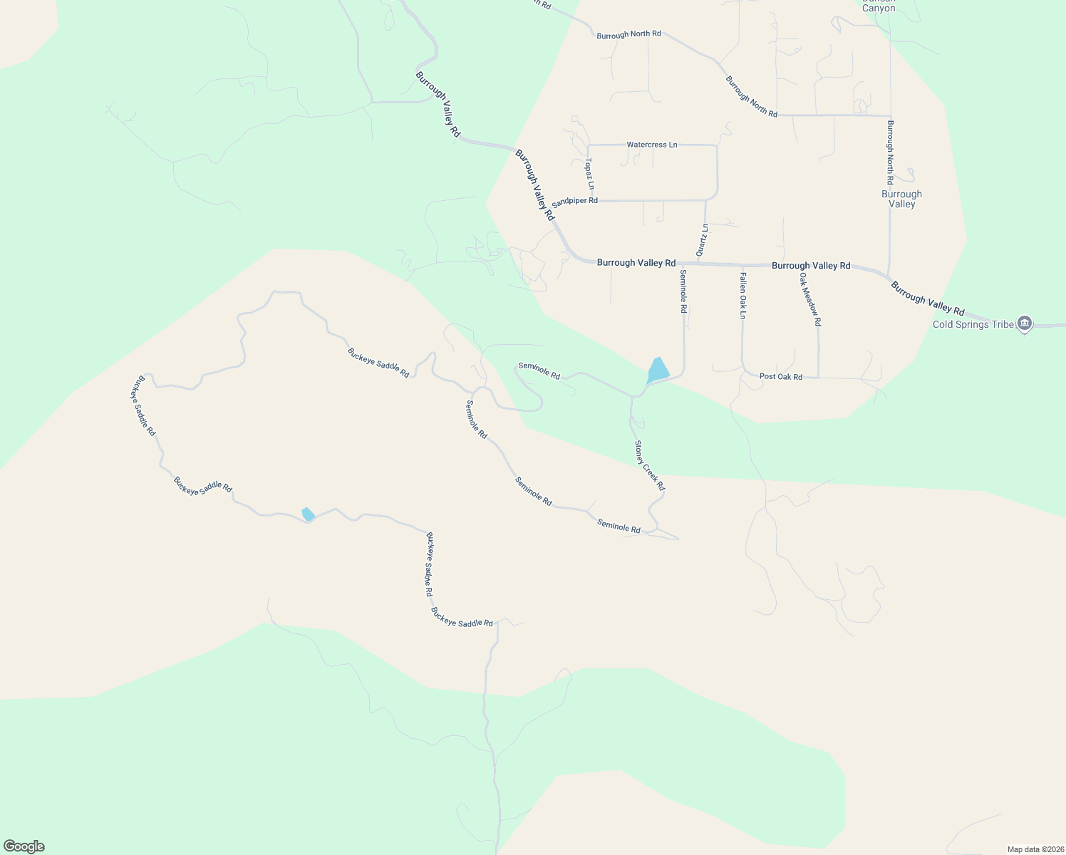 map of restaurants, bars, coffee shops, grocery stores, and more near 30226 Seminole Road in Tollhouse