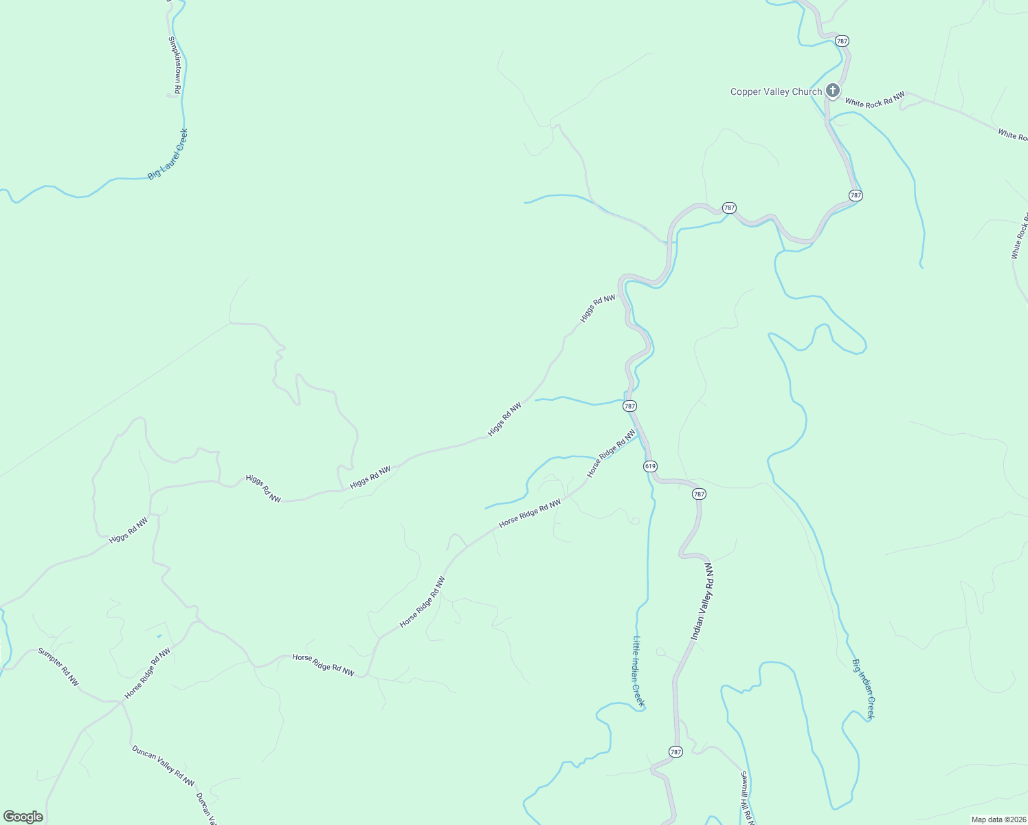 map of restaurants, bars, coffee shops, grocery stores, and more near 424 Higgs Road Northwest in Willis