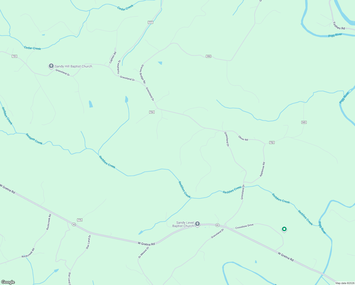 map of restaurants, bars, coffee shops, grocery stores, and more near Unnamed Road in Sandy Level