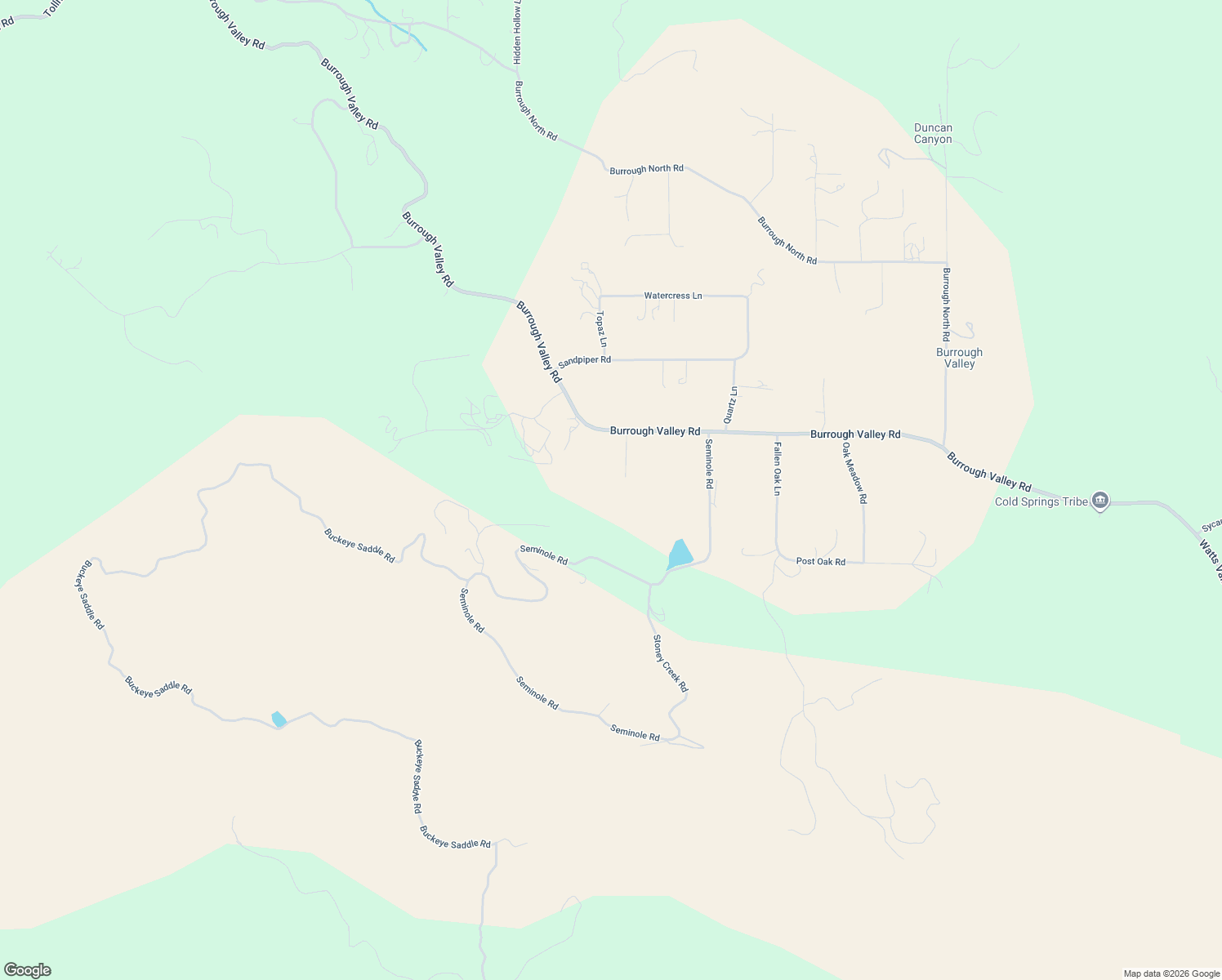 map of restaurants, bars, coffee shops, grocery stores, and more near 28951 Spring Valley Road in Tollhouse