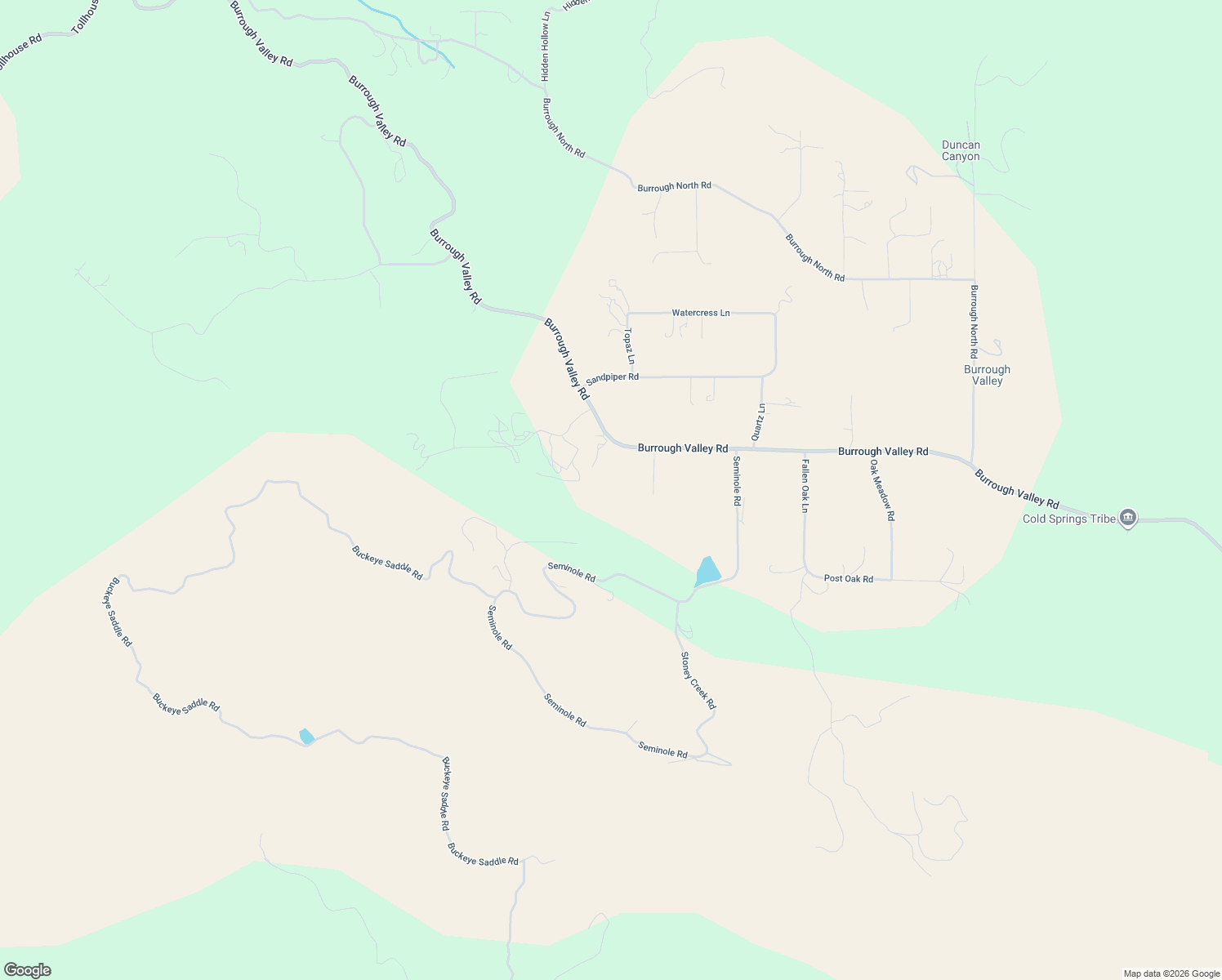 map of restaurants, bars, coffee shops, grocery stores, and more near 28947 Spring Valley Road in Tollhouse